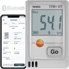 Sevgift Testo 174H BT Akıllı Sıcaklık ve Nem Kayıt Datalogger Cihazı | Beyaz