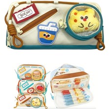 Limmy Kalem Kutusu Sevimli Yumuşak Geniş Kapasiteli Iki Bölmeli Kalemlik - Bubble Tea