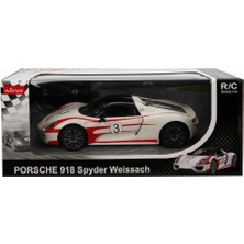 LTG Nova Mey Ithalat® 70710 1:14 Uzaktan Kumandalı Porsche 918 Spyder Weissach Işıklı Araba 32 cm