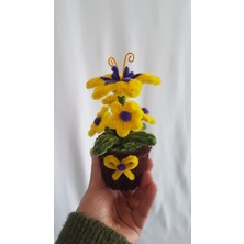 Badem Hediyecilik Dekoratif Küçük Disney Rapunzel Saksı Çiçeği – Ev ve Ofis Için Hediyelik