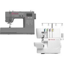 Singer HD6805C Dikiş Makinesi ve Singer S0105 Overlok Makinesi Avantajlı Paket