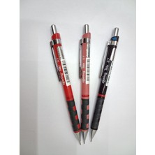 Rotring Tikky Mekanik 0,7mm 3lü (Kırmızı Gülkurusu Kahverengi)