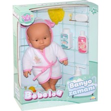 030031 Sunman, Bebelou Banyo Zamanı Bebek Seti, 35 cm / +3 Yaş