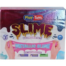 4263-METALİC Playtoys Dıy Slime Set Metalıc
