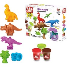 03996 Art Craft Dinozorlar Hamur Set 168 gr -Fentoys