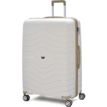 Ççs Polipropilen Kırılmaz Körüklü Büyük Boy Valiz – Geniş Hacimli, Dayanıklı Seyahat Valizi 5242