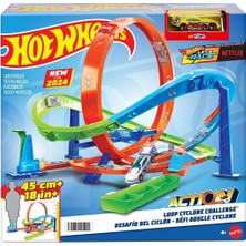 HTK16 Hot Wheels Bumerang Çemberli Yarış Pisti