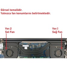 Bilbor Bilgisayar Dell Xps 15-7590 FS75W161N Fan V2 (Sol Fan)