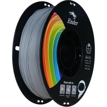 Creality Ender PLA+ Filament 1.75 mm Gri 1 kg Plastik Malzeme ile Yüksek Kalite Baskı