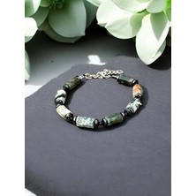 Bonicce Yosun Akik Taşı Doğal Taş Bileklik