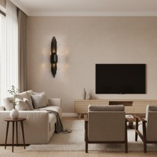 Elizim Home Lighting Elara Ledli Siyah Şarjlı Aplik