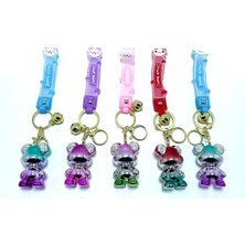 Eldenör Taşlı Ayıcık Silikon Anahtarlık ALK1703