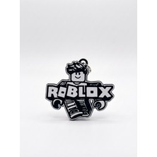 Alwes Store Roblox Karakter Logolu 3D Tasarım Hediyelik Anahtarlık