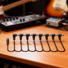 Racsen Dc Daisy Chain Pedal Güç Kablosu – 1’den 3’e / 1’den 8’e Power Splitter (9V/12V/18V Uyumlu)