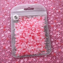 Born Pretty Mini Daisy Flower Confetti Nail Art Dekor – Pink Mix No:05