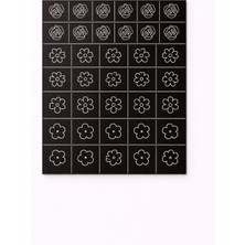 Born Pretty Airbrush Çiçek & Gül Desen Nail Art Şablonu