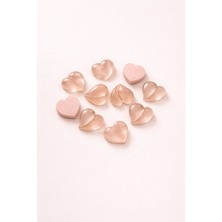 Born Pretty Rose Nude Heart Tırnak Taşı