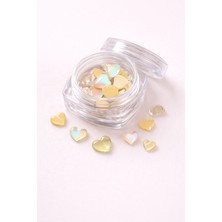 Born Pretty Aurora Yellow Mix Boy Kalp Tırnak Taşı – Kavanozlu