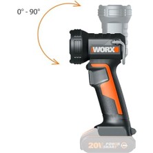 Pucutun WX025.9 20VOLT 160/350 Lümen Profesyonel Çok Fonksiyonlu LED Fener (Akü Dahil Değildir)