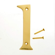 Pucutun Hyko Prod. 4 Katı Pirinç 3 Boyutlu Ev Numaraları