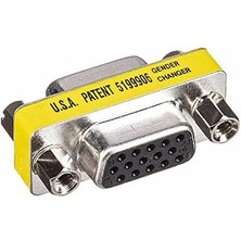 Pucutun 15 Pin Dişi Dişi Konnektör VGA Kablo Birleştirici 15 Pin VGA Kablo Uzatıcı