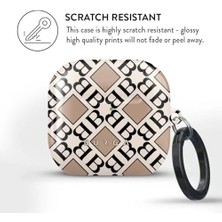 Pucutun Burga Airpods 4 ile Uyumlu Kılıf, Monogram