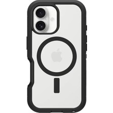 Pucutun 16 Uyumlu Series Xt Magsafe Kılıf, Darbeye Karşı Koruyucu Kılıf, Şeffaf/siyah