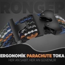 Pucutun ile Uyumlu Örgü Loop Kordon Galaxy 8 44MM/40MM/ 46MM  Için Yumuşak ve Konforlu Galaxy 8 Kordon Terletmeyen Elastik Kumaş Kayış