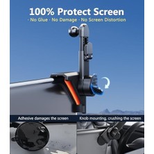 Pucutun Telefon Montaj Model Y/3 2026 2025 2024 2023 2022, 360 ° Döner Araba Aksesuarları Için Ekran Manyetik Telefon Tutucu Standı, (Model Y (Juniper)/3 /x/cybertruck