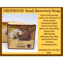 Pucutun Deoproce Salyangoz Özlü Aydınlatıcı, Besleyici ve Yaşlanma Karşıtı Yüz Sabunu 100G