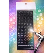 Born Pretty Pro Art Airbrush Nail Stencil Series No:02