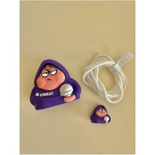 Pucutun 18W-20W Şarj Adaptörü ile ile Uyumlu Unbeat Figürlü Şarj Başlığı ve Şarj Kablo Koruyucu Set