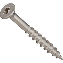 Pucutun 47430 Paslanmaz Çelik Kare Tahrik Güverte Vidası, 8 x 1-5/8-Inç, 172'LI Paket