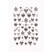 Born Pretty Dark Butterfly Gothic Nail Art Sticker – SW-CS063