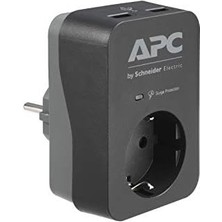 Pucutun Apc Surgearrest 1 Çıkış 2 USB Portu Siyah 230 V - PME1WU2B-GR