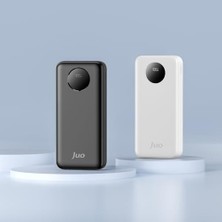 Pucutun Juo 20000MAH 22.5W Dijital LED Ekranlı Taşınabilir Hızlı Şarj Cihazı Powerbank Siyah