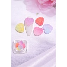 Born Pretty Candy Glow 3D Sugar Heart Nail Charm – Pastel Mix No:09