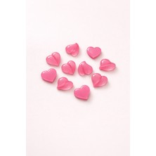 Born Pretty Hot Pink Heart Tırnak Taşı