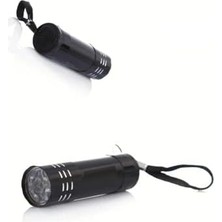 Pucutun 2 Adet Usin Mini Gece Yürüyüş El Feneri, 2'li Set, Çok Renkli, Pilli, Deprem Çantası ve Kamp Için, Aaa Pil Uyumlu