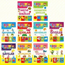 Pucutun Şirin Boyama (10 Kitap Takım): Eğitici ve Öğretici Boyama Kitabı