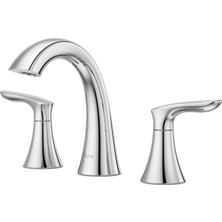 Pucutun LG49-WR0 °c Spueltischmischbatterie 20,3 cm Breitgefaechert Banyo Musluk, LG49WR0C