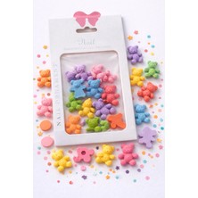 Born Pretty Kawaii Teddy Bear 3D Nail Charm Set – Pastel Mix