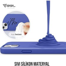 Pucutun 13/14 Kılıf Ince Sıvı Silikon 3 Katmanlı Tam Kaplamalı Yumuşak Jel Kauçuk Kılıf Kapak (Açık Mavi (32))