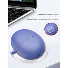 Pucutun Freebuds 6 ile Uyumlu Kılıf Koruyucu Yumuşak Silikon Darbeye Dayanıklı Koruyucu Kılıf Yüksek Kaliteli Silikon Freebuds 6 Için Kancalı Kılıf (Siyah)