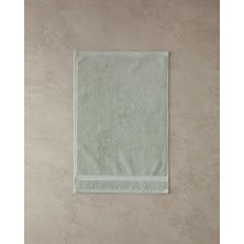 Pucutun Shiny Stripe Pamuklu Yüz Havlusu Seti Su Yeşili