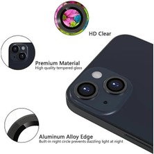 Pucutun ile Uyumlu Temperli Cam Kamera Koruma | Alüminyum Alaşım Çerçeveli Lens Kapağı, 9h Sertlik ve Kristal Netlik (10, Siyah, 14 Pro / 14 Pro Max)