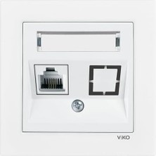 Pucutun 55 Beyaz Etiketli Tekli Nümeris Cat3 C1 Mekanizma