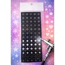 Born Pretty Pro Art Airbrush Nail Stencil Series No:05