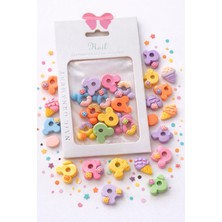 Born Pretty Kawaii Donut & Candy 3D Nail Charm Set – Pastel Mix