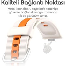 Pucutun Fit 4/4 Pro/fit 3 ile Uyumlu Dual Loop Silikon Kordon Premium Yumuşaklıkta Bileği Rahatsız Etmeyen Deformasyona Dayanıklı Çift Renk Yedek Fit 4 Kayışı
